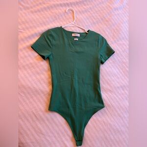 Aritzia Contour Green Bodysuit